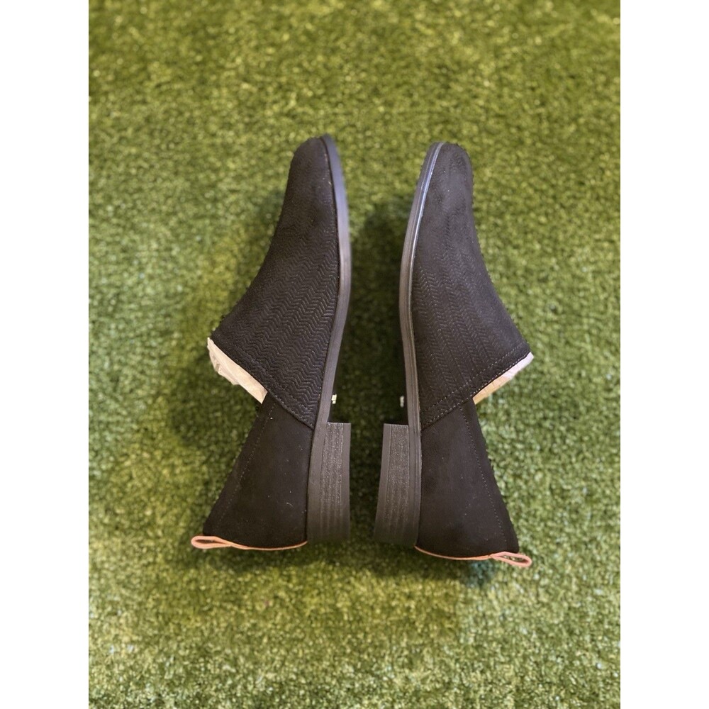 Dr. Scholl's Women's Ruler Slip On Loafer Black Microfiber Size 10M Walk Shoes - Picture 4 of 12